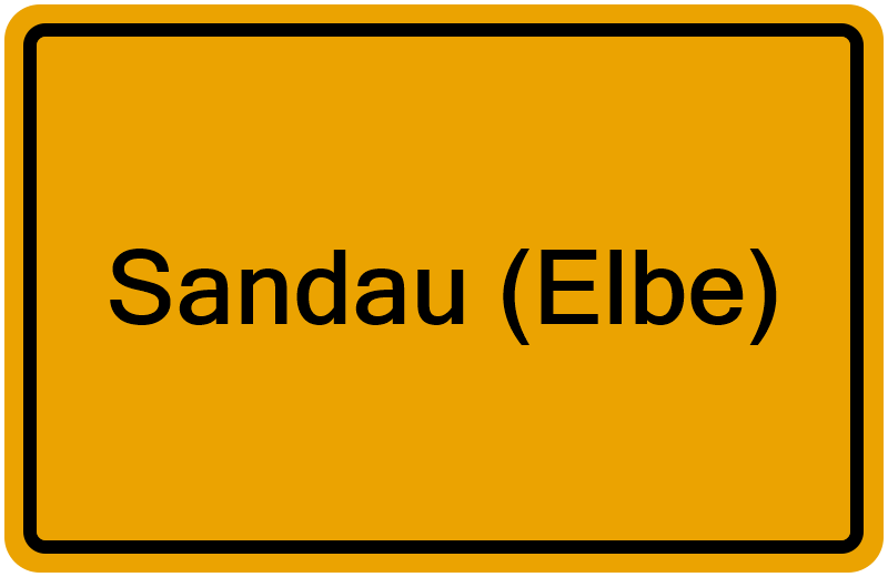Handelsregisterauszug Sandau (Elbe)